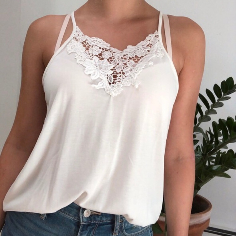 Top with Lace Details